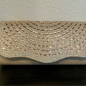 BRAND NEW Elegant Gold Clutch Bag
